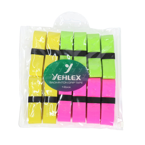 Yehlex Overgrip 12 Pack - Pastel Colours