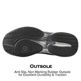 Apacs Advantage 622 Shoe - White/Grey