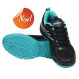 Apacs CP219-XY Shoe - Black/Turquoise