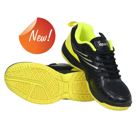 Apacs CP219-XY Shoe - Black/Yellow