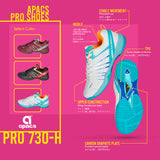 Apacs Pro 730 Shoe - White/Blue