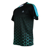 Apacs Dry-Fast T-Shirt (RN10131) - Black/Turquoise