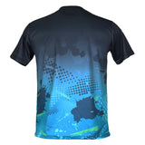 Apacs Dry-Fast T-Shirt (RN10136) - Black/Turquoise