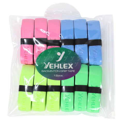 Yehlex PU Super Grip 12 Pack - Pastel Colours