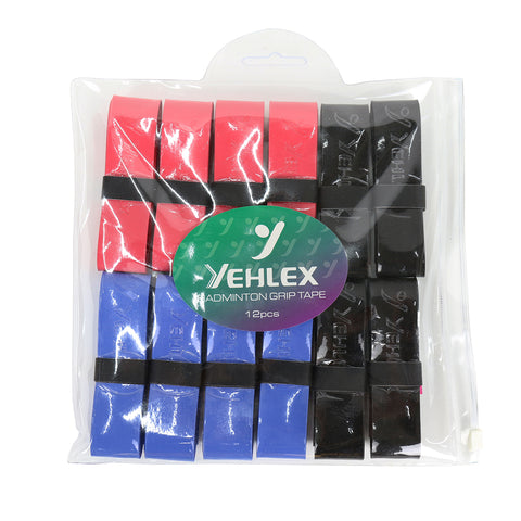 Yehlex Overgrip 12 Pack - Dark Colours