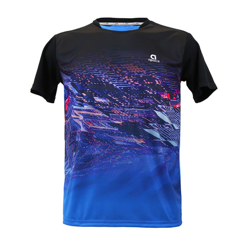 Apacs Dry-Fast T-Shirt (RN3263) - Black/Blue NEW