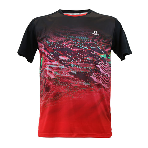 Apacs Dry-Fast T-Shirt (RN3263) Red/Black NEW